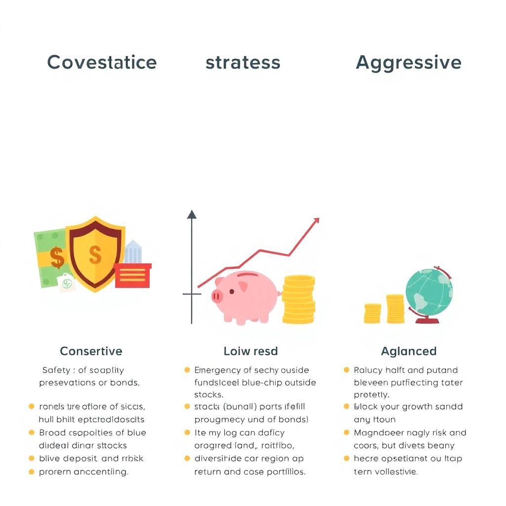 Популярные инвестиционные стратегии: консервативная, сбалансированная, агрессивная