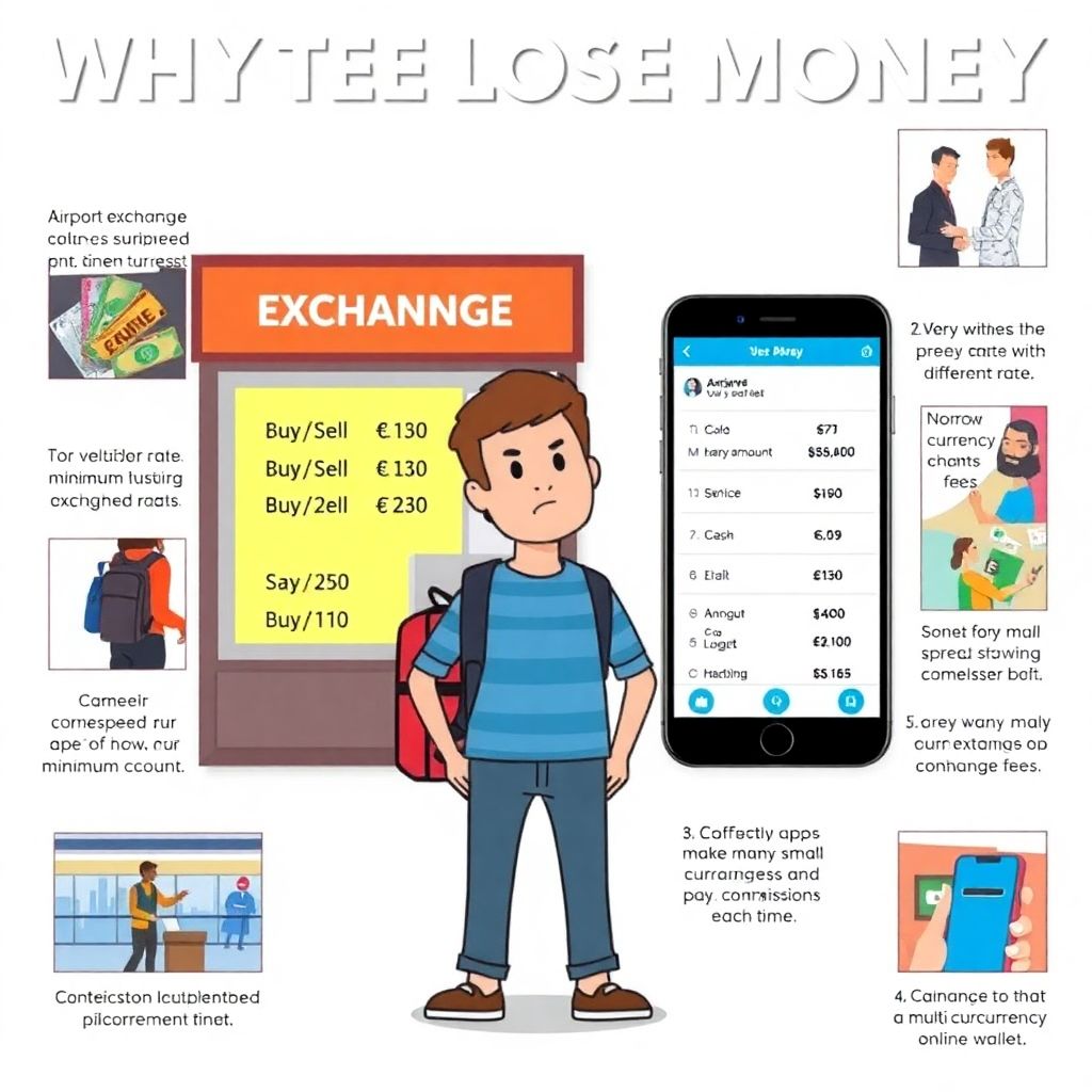Ошибки при обмене валюты: как не потерять деньги на комиссиях и спредах